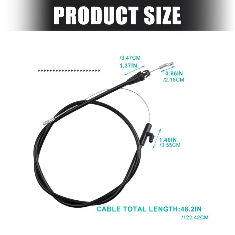 Replacement 127-0713 Brake Cable for 20349 20367 21319 21328 21320 21332 21inch Recycler Mower Clutch Disengagement
