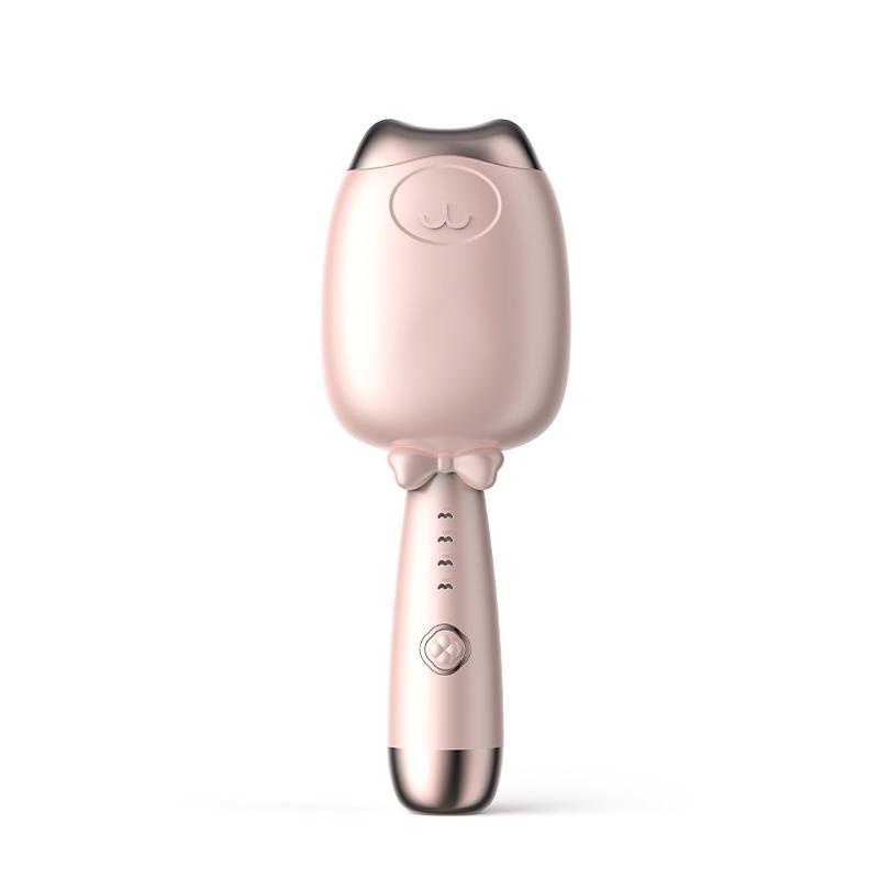 

Mini Portable Cat Paw Curling & Straightening Iron: Quick Heat, Big Wave, Egg Curl, & Perm Machine рожевий