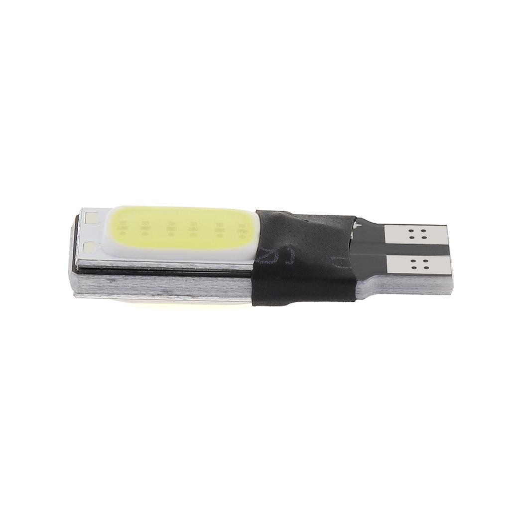 4/2Pcs T10 W5W 194 168 2825 12961 White LED 6W No Error COB Canbus Side Lamp Wedge Light Bulb