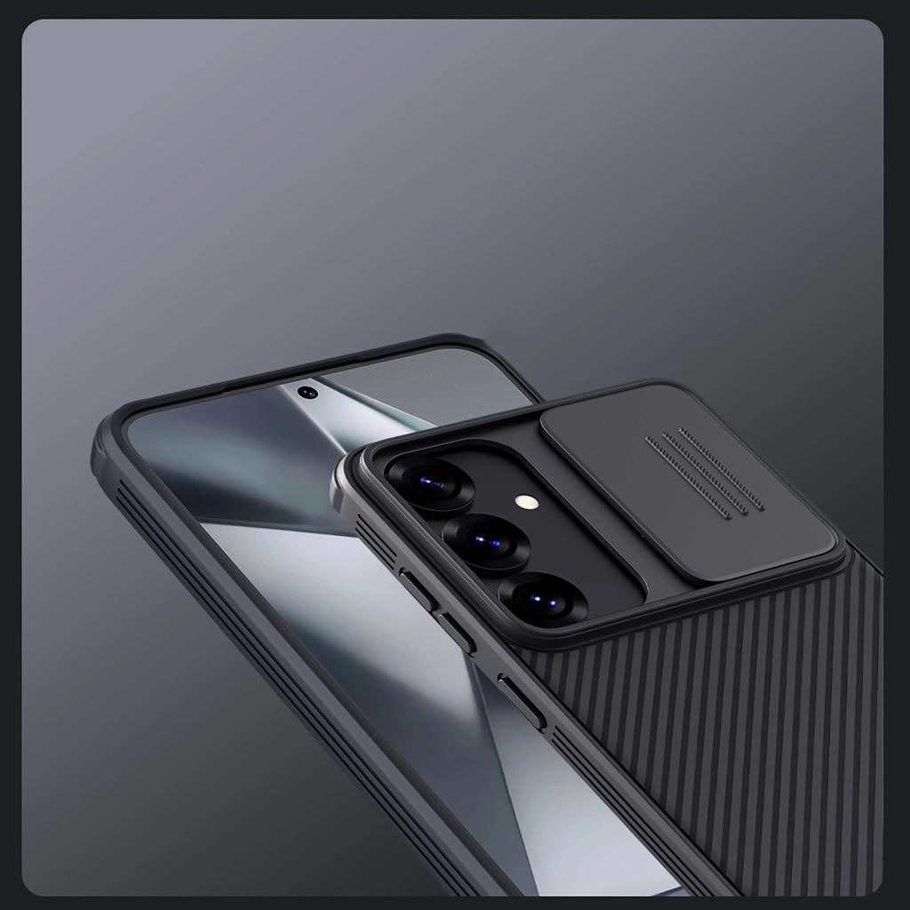 Etui Nillkin Camshield Pro Na Samsung Galaxy S25 Z Osłoną Na Aparat - Czarne