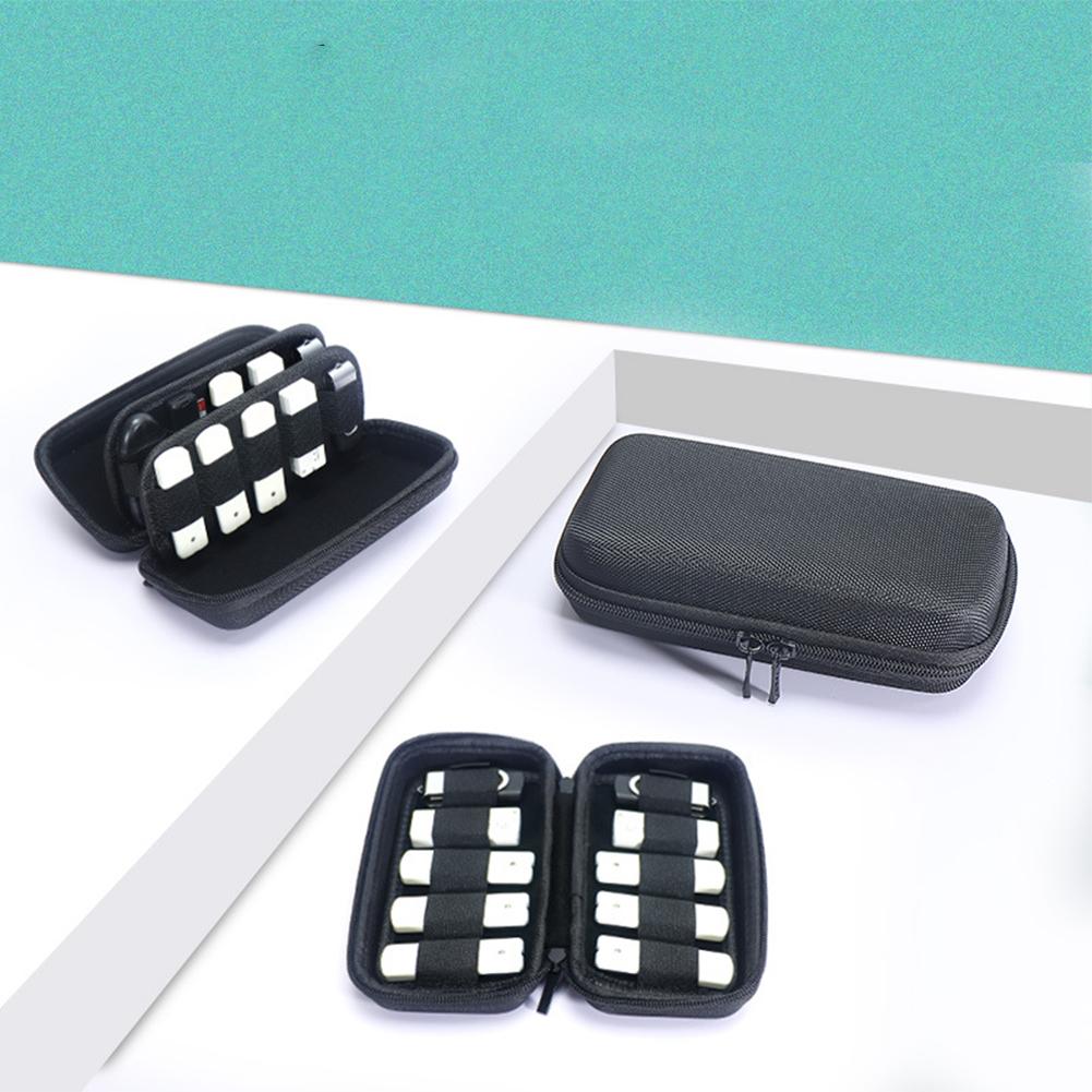 Thumb Drive Holder Organizer Dustproof Storage Case Holder Waterproof Portable USB Carrying Bag Electronic Accessories Organizer