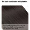 10x13CM Wig Simulation Hair Head Hair Replacement Block Female Natural Light Breathable Cover Gray Hair Without Trace Fluffy