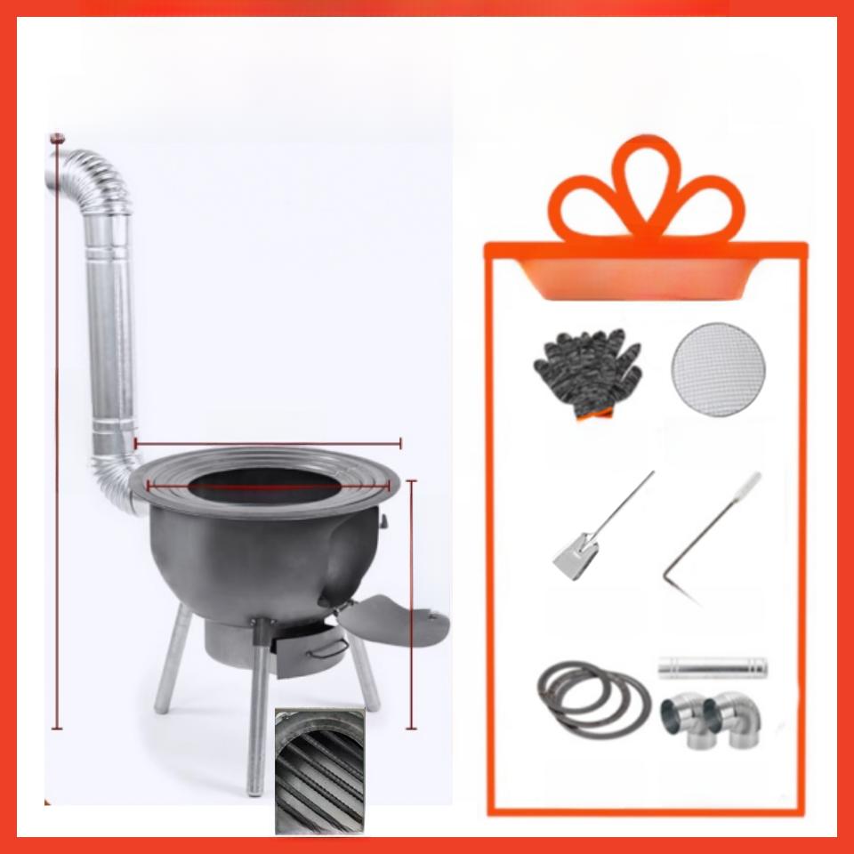 New Sle Rural Home Wood Burning Stove Portable Outdoor Large Pot Stove el Stove Equipment und Pot Stove