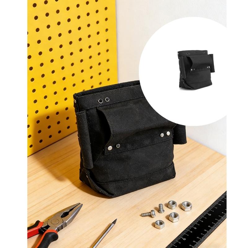 Multiple Compartments Storage Bag For Organizing Tools And Accessories During Various Work Sites Splashproof Tool Pouch