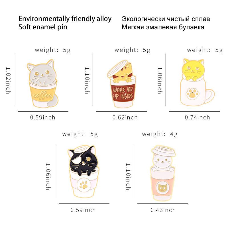 Cat Adorable Brooch Charming Enamel Pin Unique Fashion Accessories For Men Women And