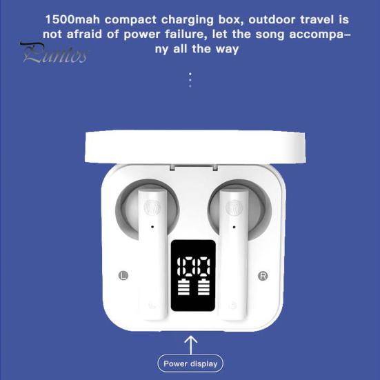 Air2S True Wireless Stereo Bluetooth-compatible 5.0 Wireless Digital Display In-ear Sports Earphones Earbuds
