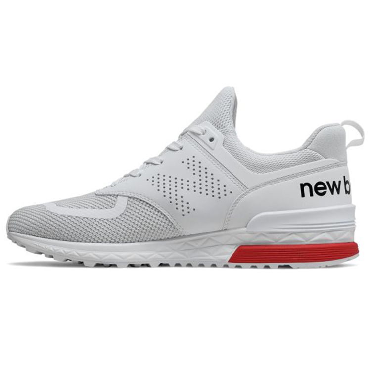 

New Balance Nb 574 Sport Удобные спортивные низкие кроссовки для повседневной носки Унисекс Кроссовки Белые MS574PCW 37