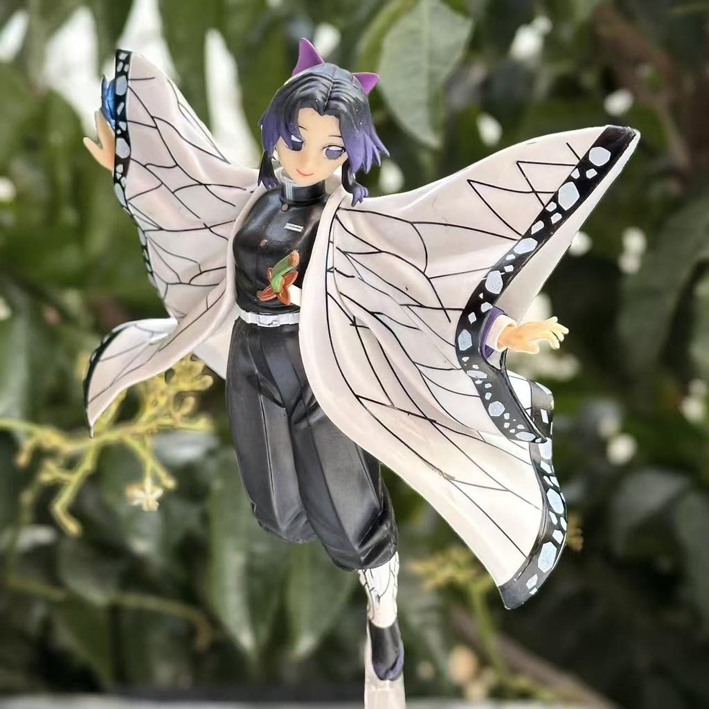 Demon Slayer Anime Figures Kochou Shinobu Statues Doll Ornaments Action Figure Model Collectibles Gifts