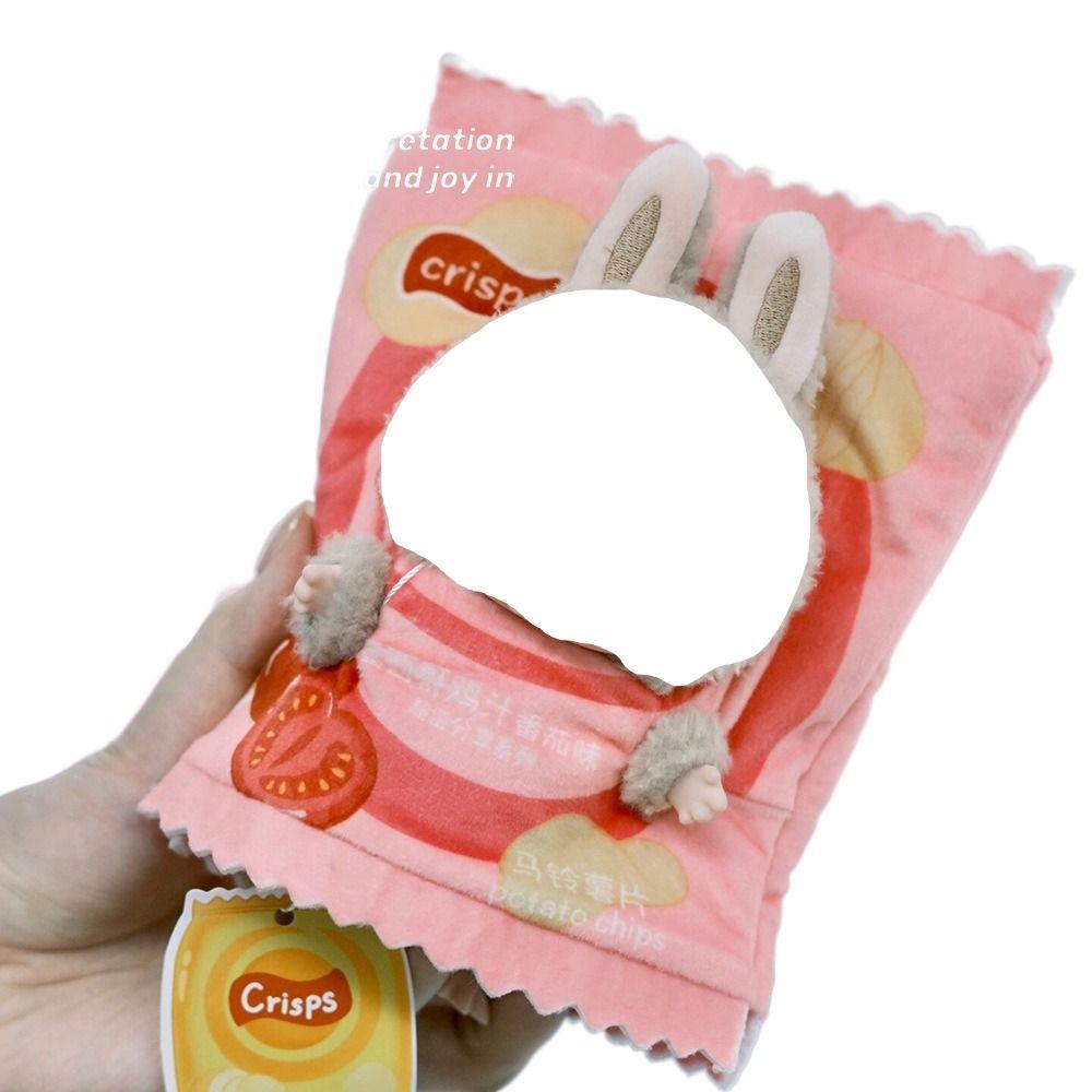 

Changing Dress labubu Doll s Clothes Photo Props Potato Chips Doll Clothes Children Gift розовый