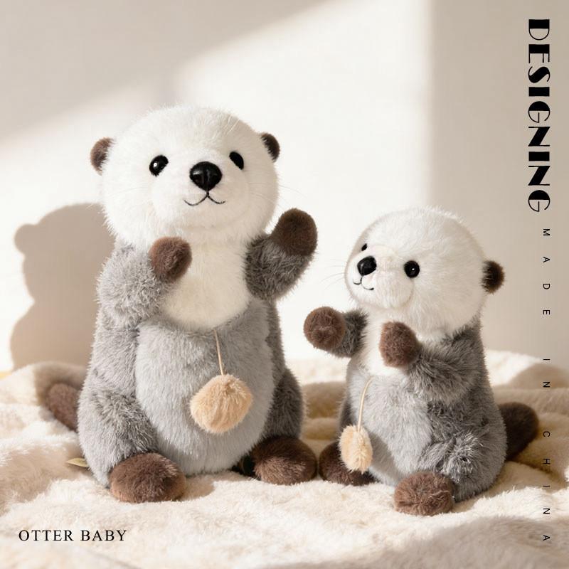 Plush Otter Toy With Short Plush Material For Kids And Gift Giving