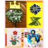 10Pcs/bag 2MM Thick A4 with Powder Sheet Material Glitter Bright Sponge Paper Foam Paper Kindergarten DIY Handmade