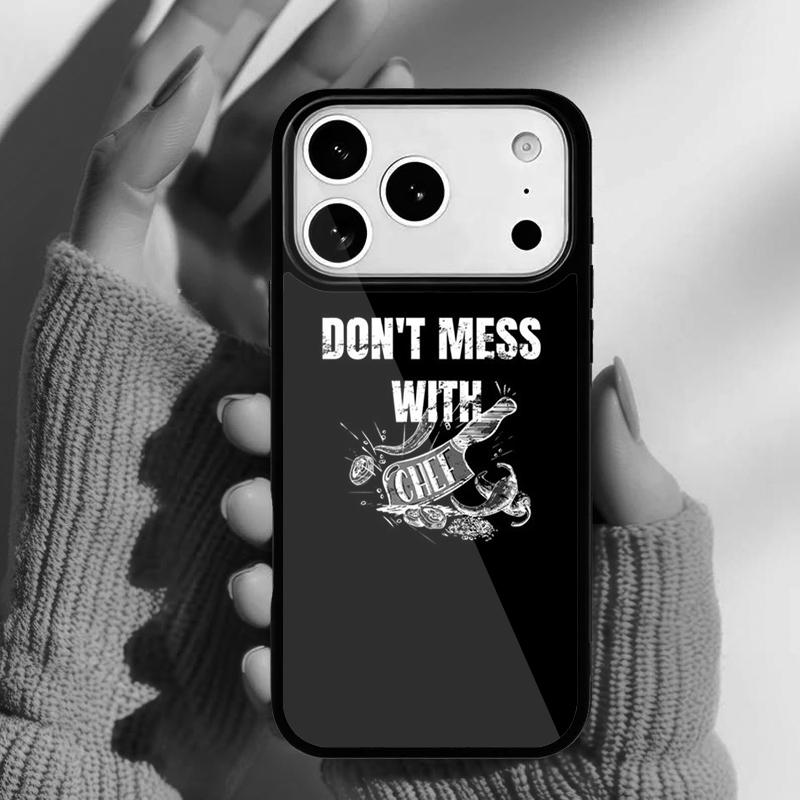 Baking Cook Chef Phone Case for iPhone 17 16 15 14 13 Pro Max Back Cover for 12 11 Pro Coque