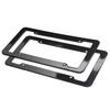 1/2 plastic ABS carbon fiber patterned license plate holder with standard screw kit for license plate frame protection parts License Plate Covers