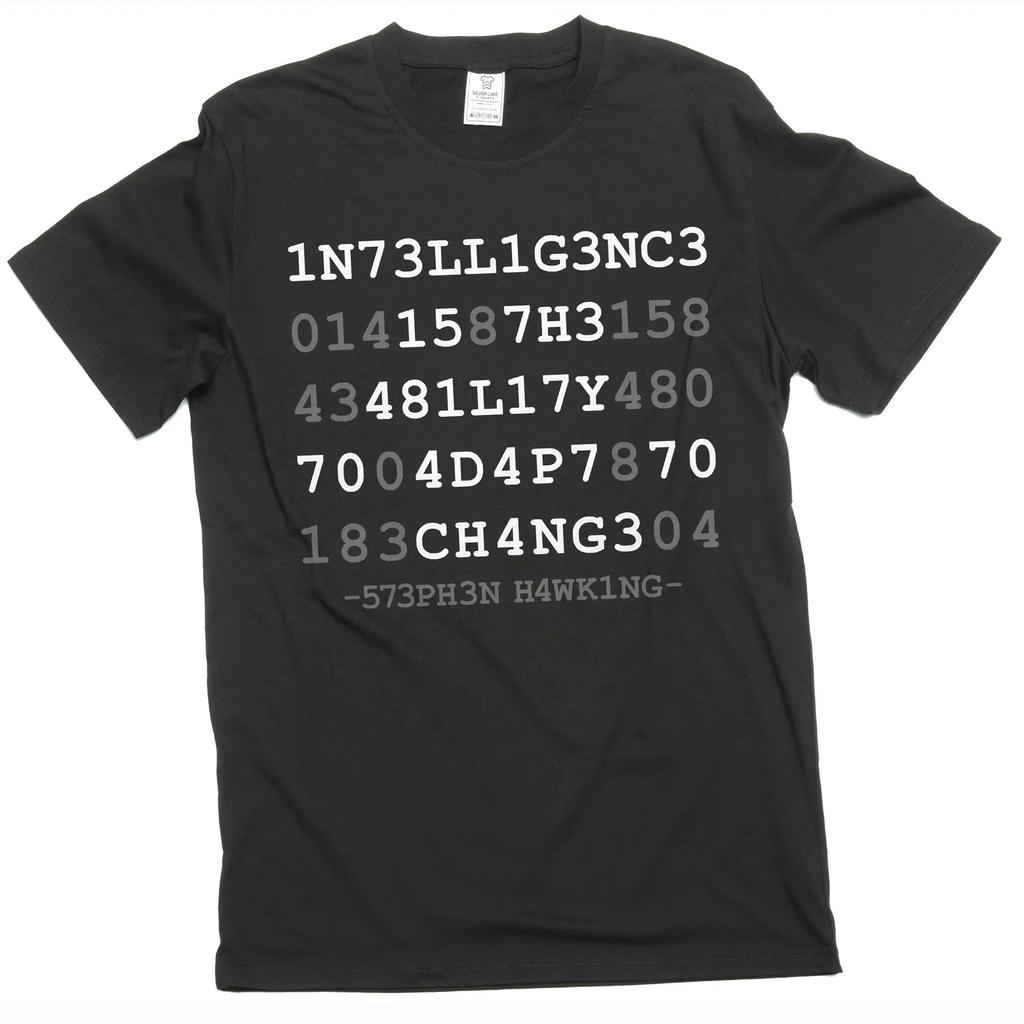 Men'S Intelligence Is The Ability To Adapt To Change Tee Shirt Science Geek Tee