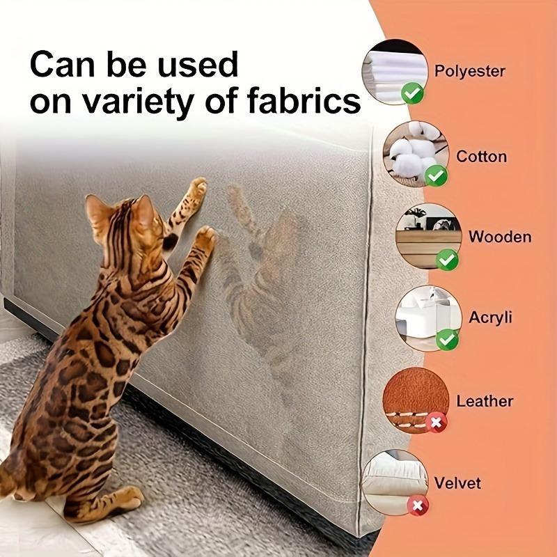 PVC Transparent Anti-cat Scratching Stickers Self-adhesive Anti-cat Scratching Mat Sofa Protection Sticker Scratch Guard Mat