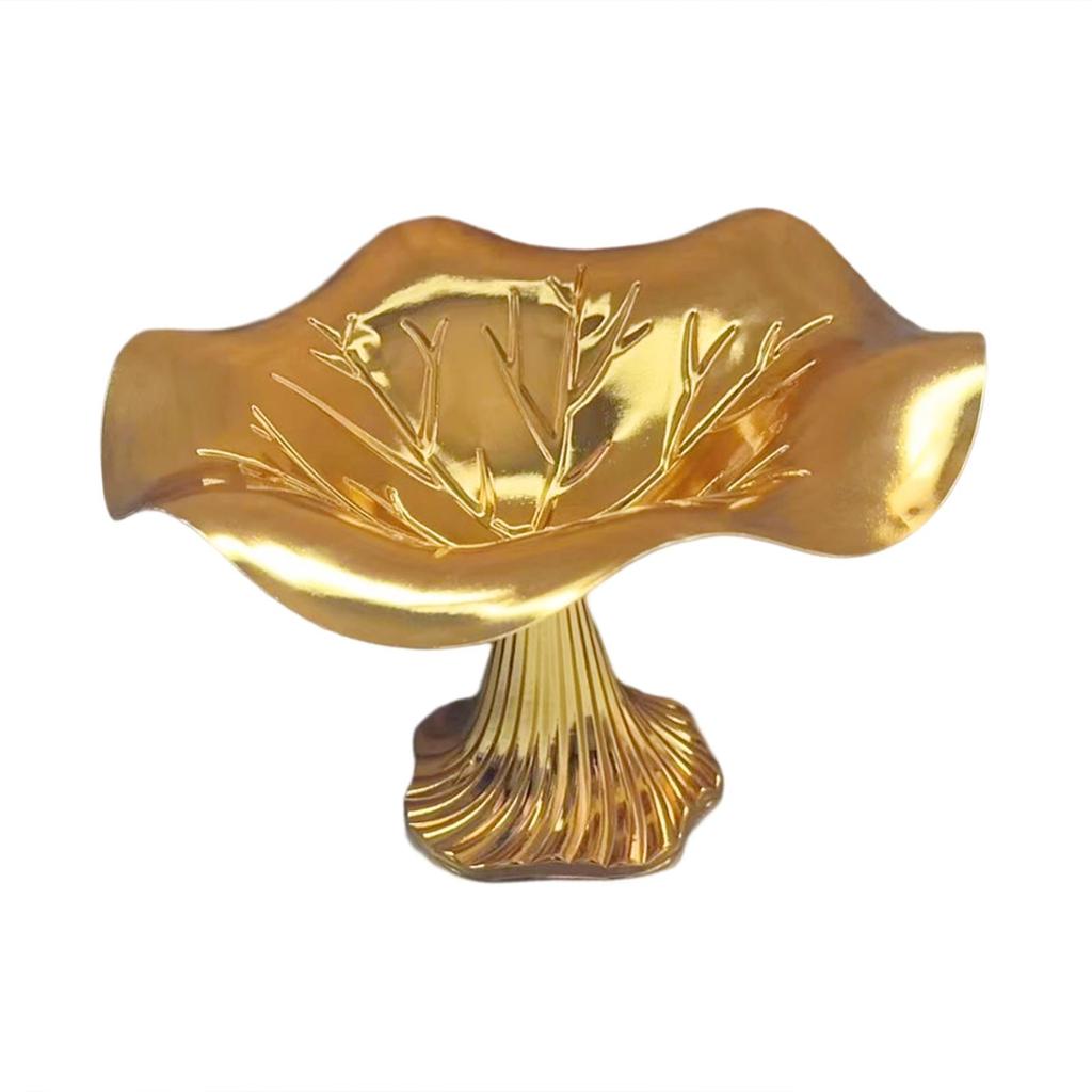 Candy Holder Tray Fruit Bowl Storage Baskets Stand Organization Alloy Snacks Basket for