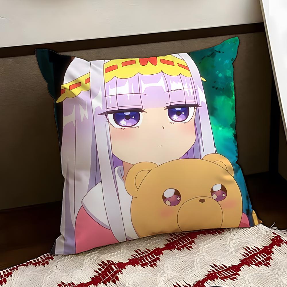 SSleepy Princess anime Cushion Cover Reversible Soft Durable Pillow Cover Home  Car MultiScene Use for Daily Comfort