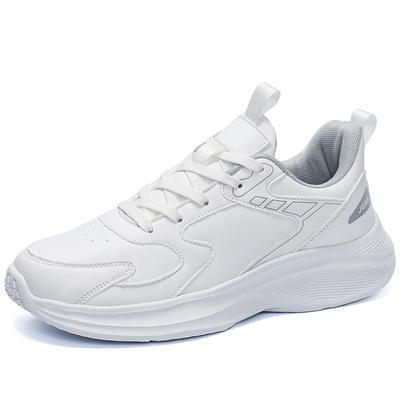 Taglie Forti Plus 49 50 51 Sneakers in Pelle Sport Uomo Casual Scarpe Bianco Puro Per Golf Yacht Calzature Tenis Masculino Zapatillas