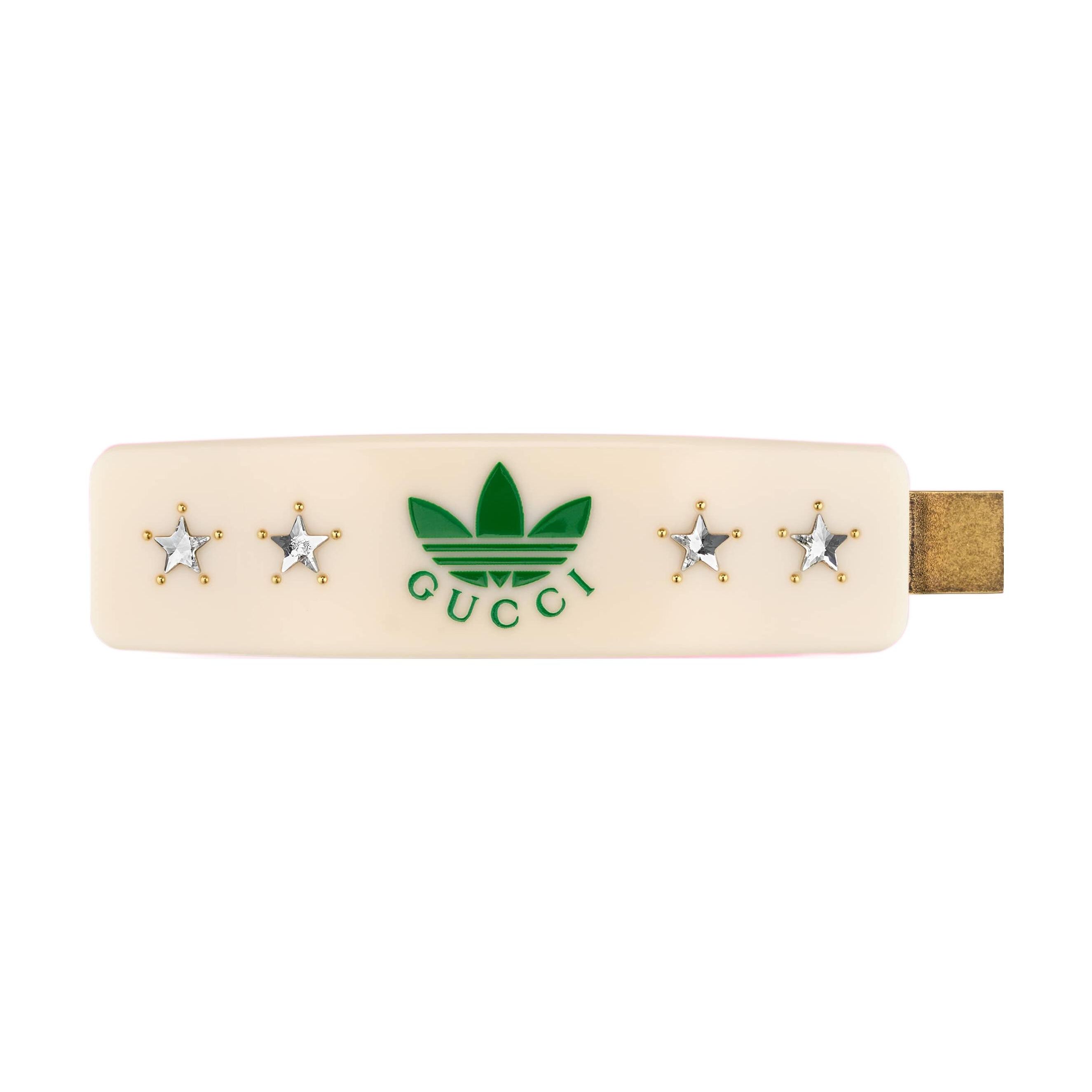 

Gucci Adidas X Collaboration Classic Logo Hair Clip Women accessories 702940-IAABI-8516 Basic Packaging-Box Not Included,F,Ecru