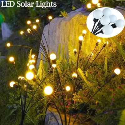 Outdoor LED Solar Waterproof Garden Courtyard Decoration Landscape Lights, Fireworks, Fireflies, Garden Lights, Lawn Lights, Christmas Decorations