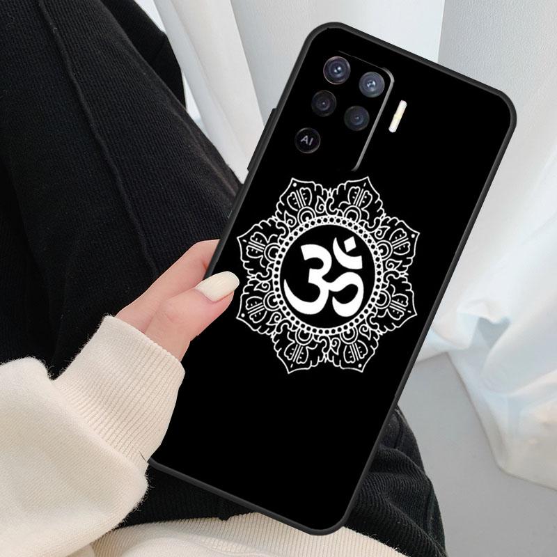 Yoga Om Hindu Symbol Case For Oppo A40 A60 A80 A5 Pro A15 A16 A17 A57 A77 A94 A74 A54 A76 A96 A18 A38 A58 A78 A98