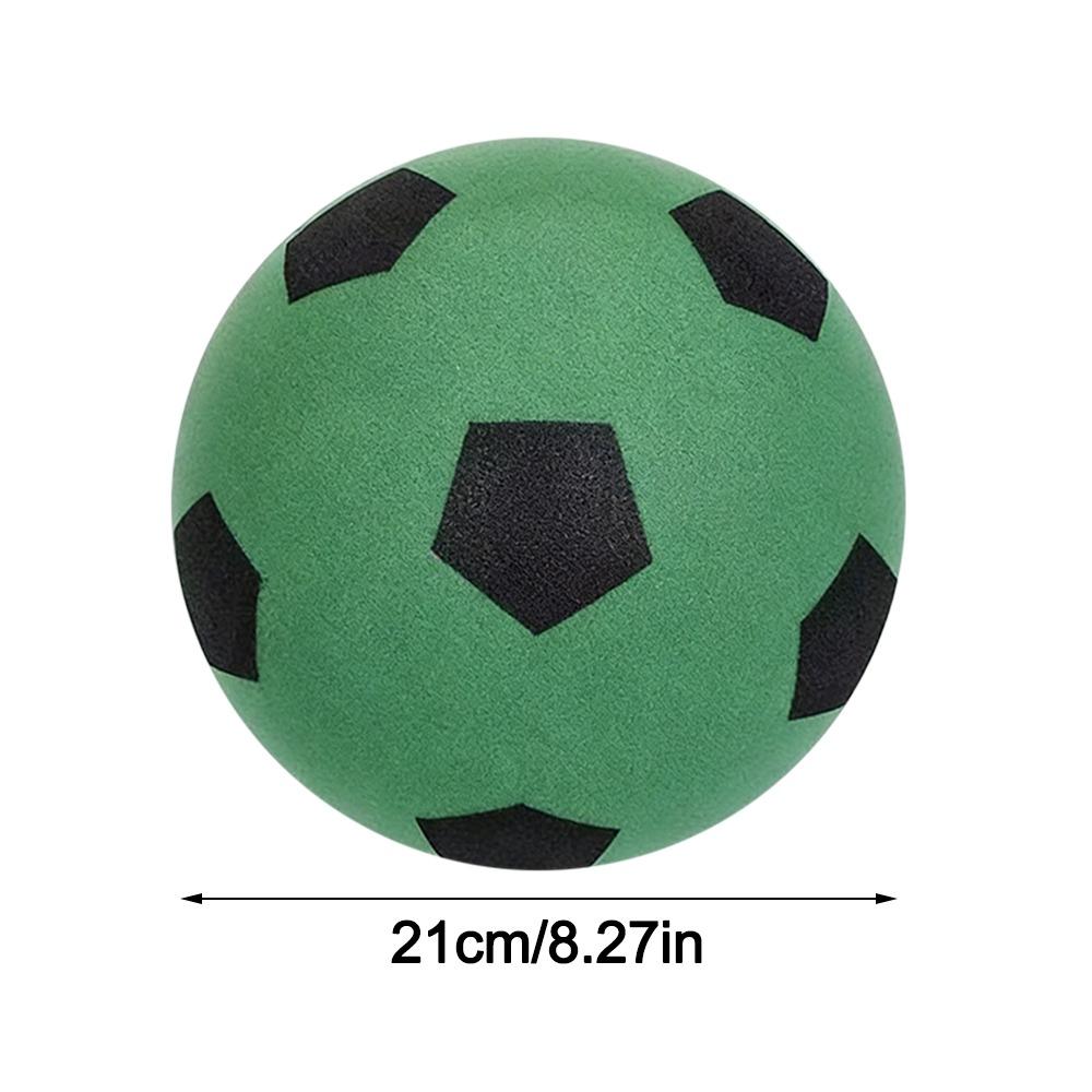 High-Elastic Silent Football Easy To Grip Lightweight Low Noise Foam Soccer Ball 18/21/24CM Low Noise Indoor Training Ball