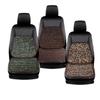Four Seasons Universal Car Seat Cushion Set: Cooling Summer Pad with Breathable Wooden Beads and Bodhi Rattan Mat
