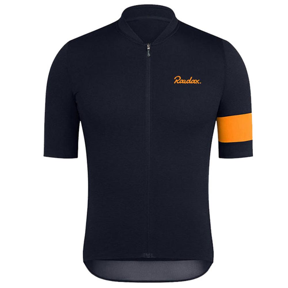 

Raudax Men Short Sleeve Cycling Jersey Sets Ropa Ciclismo Hombre Summer Cycling Clothing Triathlon Bib Shorts Suit Bike Uniform S чёрный