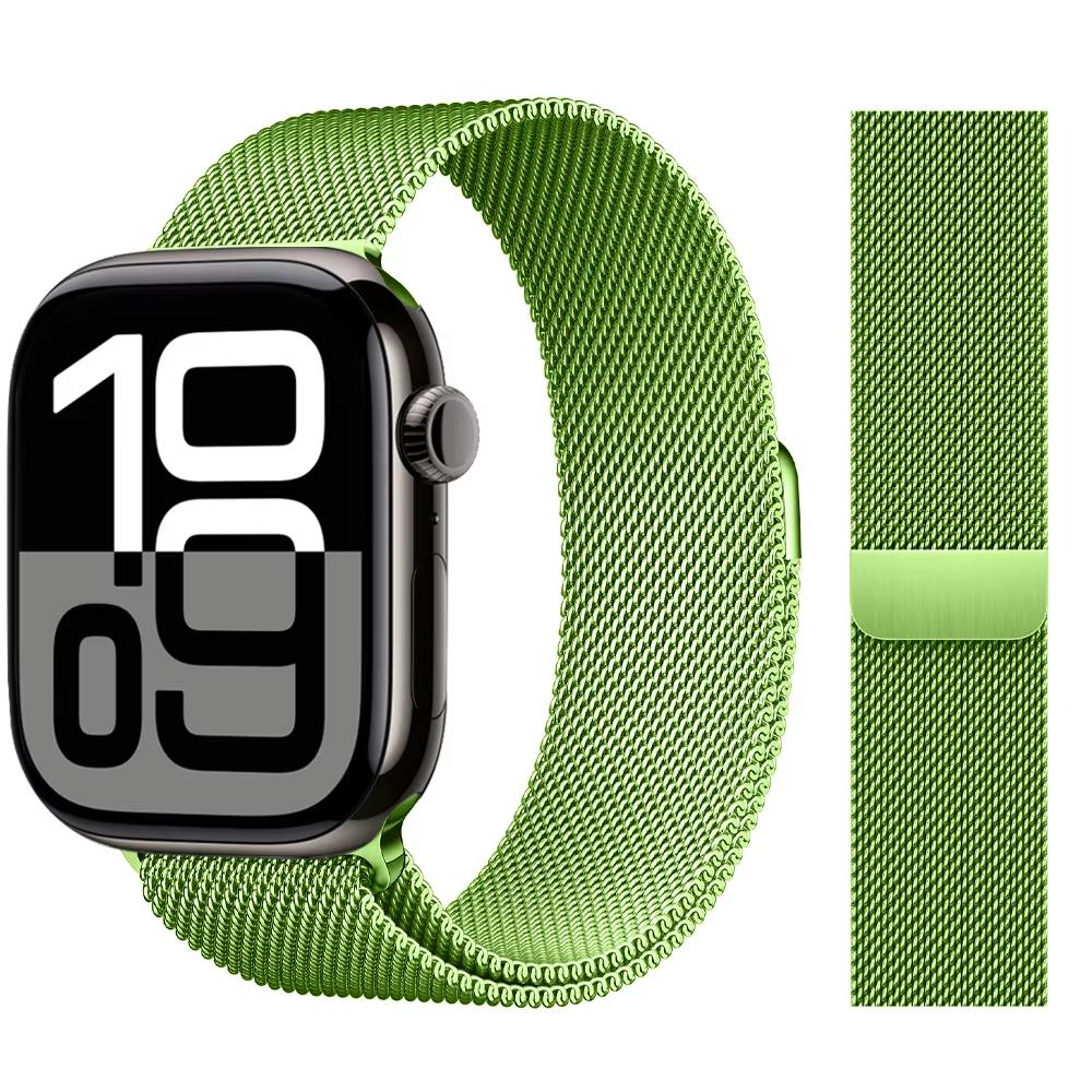 Strap For Apple Watch Band 46mm 44mm 45mm 40mm 42mm 41mm 49mm Milanese Loop correa Bracelet iWatch Series 11 10 Ultra 2 9 8 SE 3