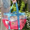 Hollow Out PVC Transparent Shoulder Bag Large Capacity Toiletry Storage Bag  Shower