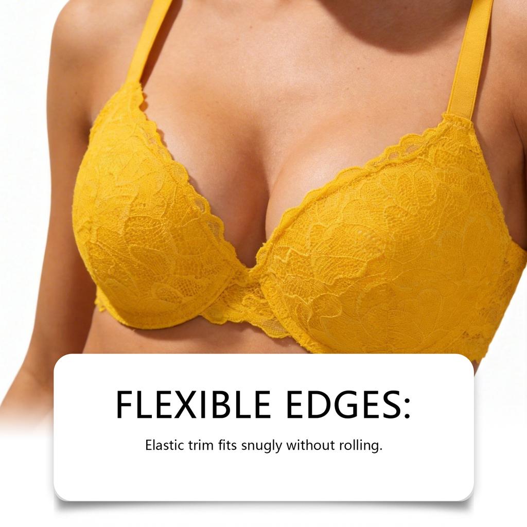 Zeriluna Lace push-up bra Breathable lace material is skin-friendly, soft, and comfortable, available in multiple colors