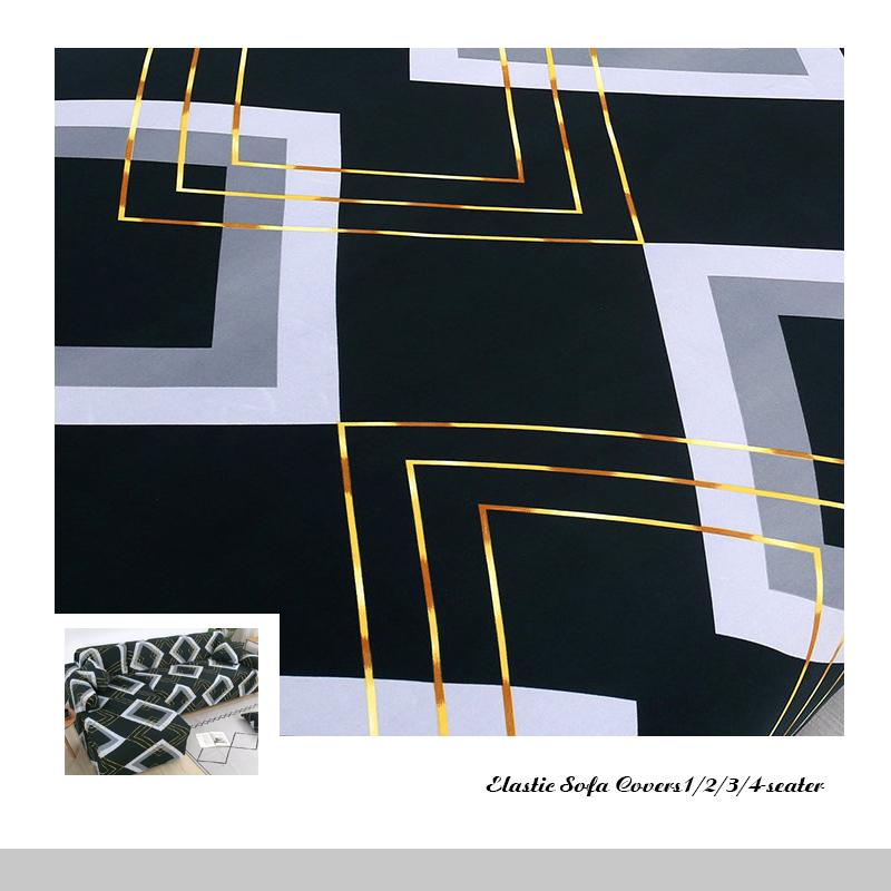 VIP LINK L shape Need Buy 2 pieces Corner Sofa Covers for Living Room Couch Cover Elastic Stretch Sectional Sofa Cubre Sofa