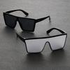 Fashion Sports Sunglasses Polycarbonate Frame UV Protection Gradient Lens Lightweight for Running Driving Cycling Soft Nose Pads