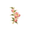 Honey Peach Branch Brooch
