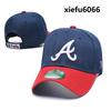 MLB Baseball Cap Flat Brim Adjustable Snapback Street Style Embroidered Men Women