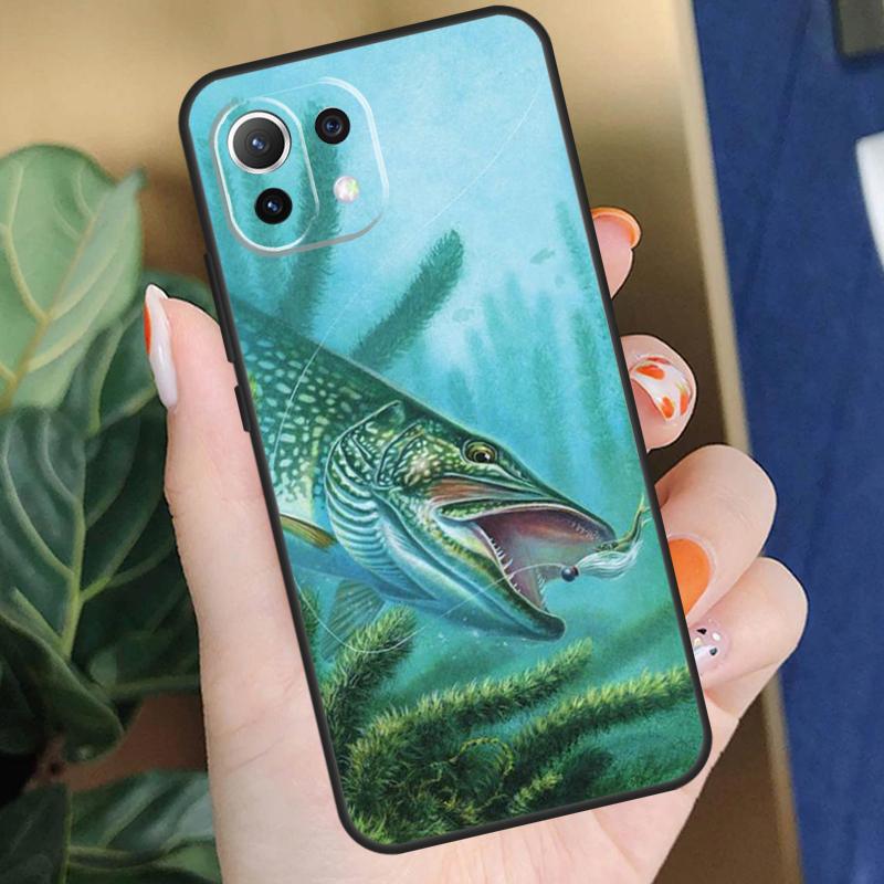 Fish Fishing Case For Xiaomi 17 Pro Max 14 15 Ultra 13T 14T 15T Pro POCO F8 F7 F5 F6 X5 X6 X7 Pro Coque