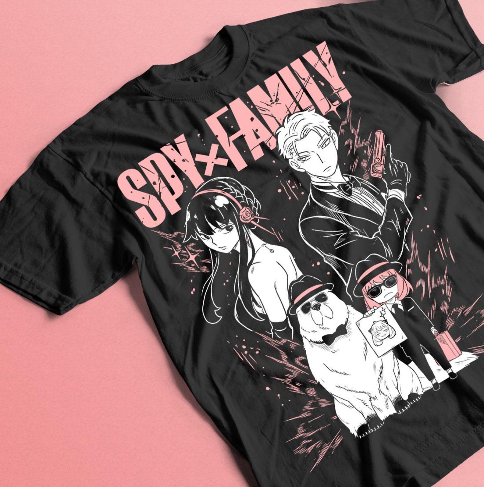 Anime Family T-shirt, Unisex Tee, Family Gift, Manga Graphic Shirt, Anime Manga Tee, Manga Shirt 4XL