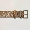 Blingbling Pin Buckle Waist Belt for Women Sequined Belt All Matching Wide Belt Shimmering Belt for Party Wear Dresses
