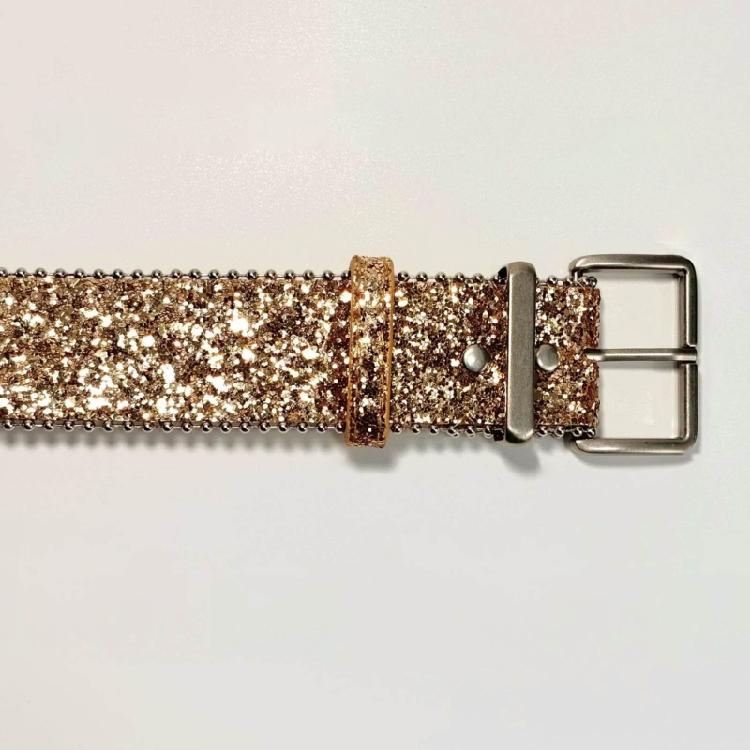 Blingbling Pin Buckle Waist Belt for Women Sequined Belt All Matching Wide Belt Shimmering Belt for Party Wear Dresses