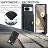 For Google Pixel 8 Case Vintage Leather Back Phone Cover 2-in-1 Detachable