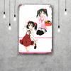 nico yazawa cartoon Funny Bar Metal Sign Retro Plaque Vintage Sign Alcohol Drinker Pub Club  Kitchen Wall Decoration