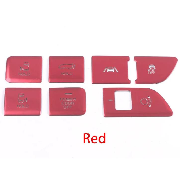 For Kia Carnival Sedona KA4 2024 Car Headlight Switch Button Cover Sticker Decoration Frame Interior Accessories