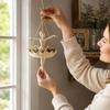 Ballet Dancer Hanging Planter with Chain Suspension Decorative Figurine Flower Pot Holder Indoor Outdoor Use Suitable for Various Spaces