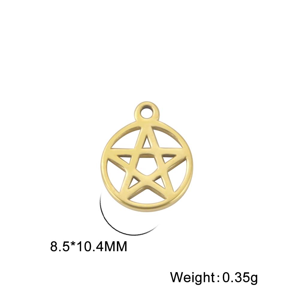 Teamer 10pcs Charms for Jewelry Making DIY Jewelry Accessories Stainless Steel Heart Ball Pendant for Bracelet Necklace Earrings