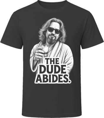 The Dude The Dude Abides Funny 90s Comedy T Shirt