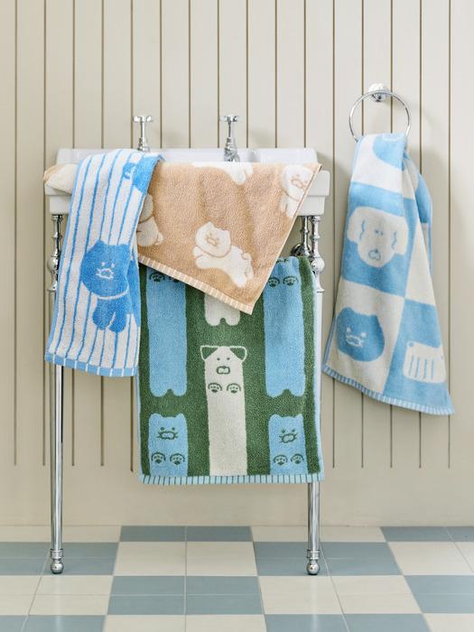 

KAKAO FRIENDS FRIENDAY Face Towel 4P Set_Chunshik single type