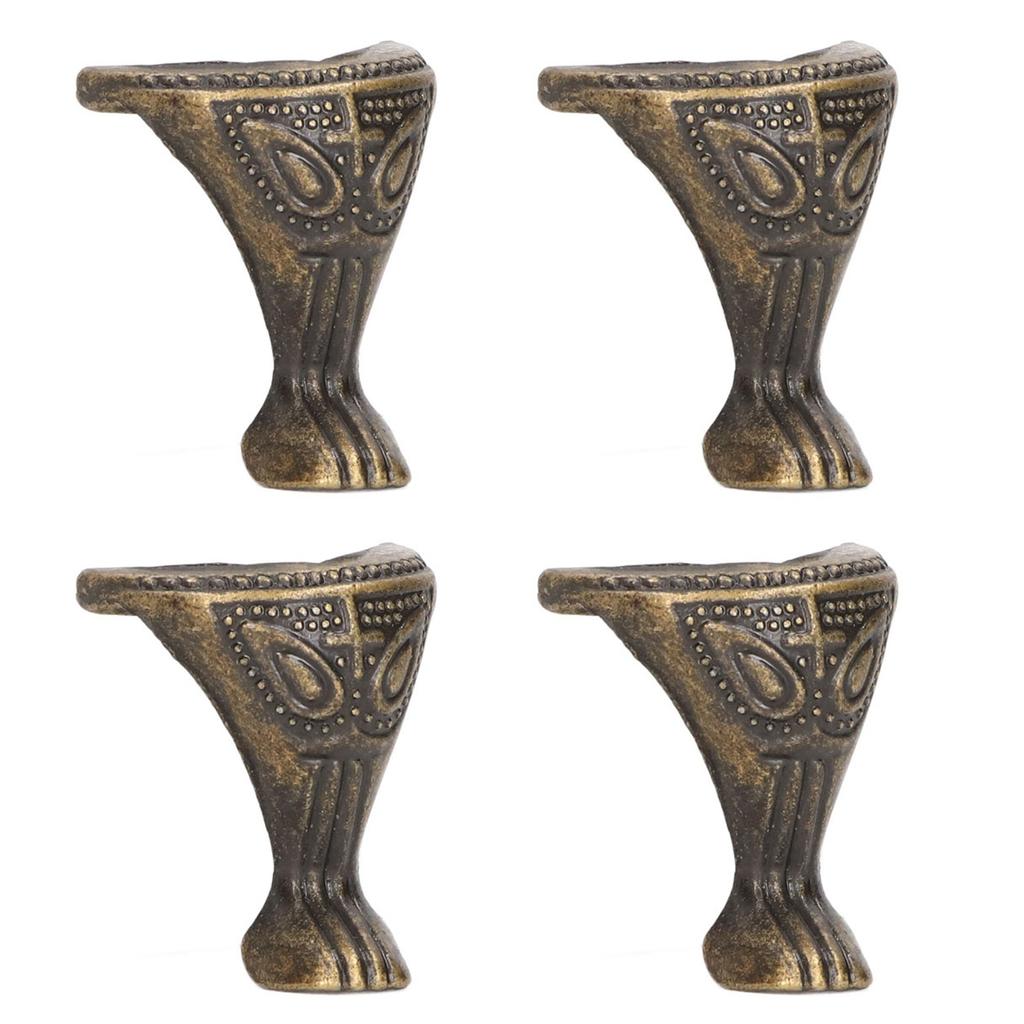 20 PCS Antique Feet Leg Corner Protector Strong Durable Furniture Legs Corner Decorative Feet for