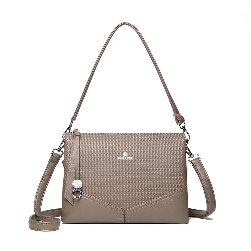 2025 New Women's Large Capacity Soft Leather Crossbody & Shoulder Travel Bag