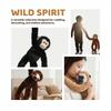 Long Arm Large Plush Monkey Doll Stuffed Doll Realistice Monkey Plush Toy Cartoon Simulation Orangutan Plush Doll Kid Gift