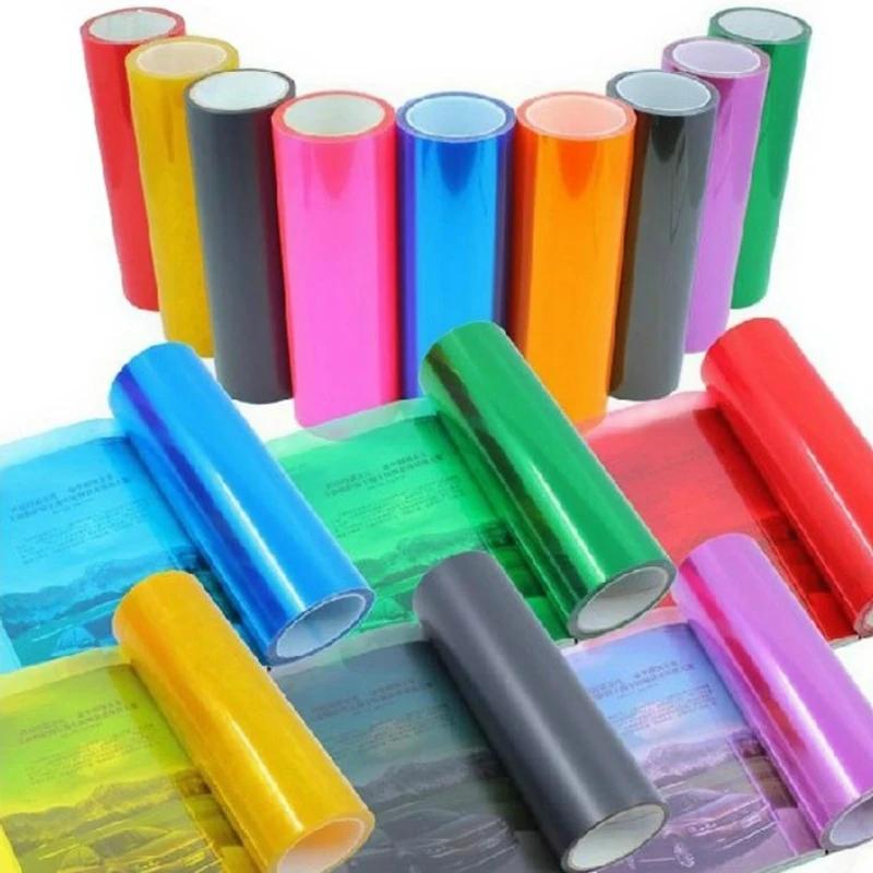 Gloss Transparent Light Black Smoke PVC Film Tint 30 X60cm Auto Car Light Headlight Taillight Tint Vinyl Film Sticker Wrap Cover